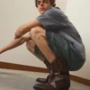 Cowboy-Stiefel mit Zehenverzierung Cowboy-Stiefel mit Zehenverzierung