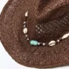 Cowboyhut mit Muscheldekor