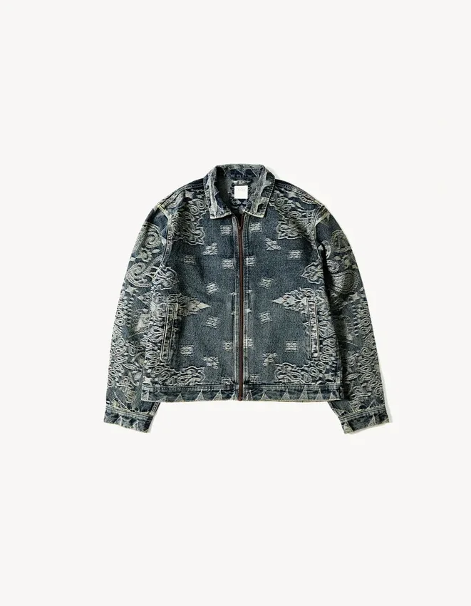 Denim-Jacke Aries X Bershka – Herren Denim-Jacke Aries X Bershka – Herren