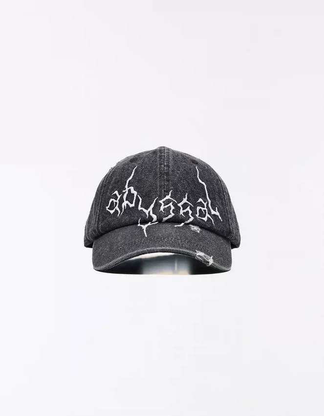 Denim-Kappe mit Faded-Effekt – Accessoires Denim-Kappe mit Faded-Effekt – Accessoires
