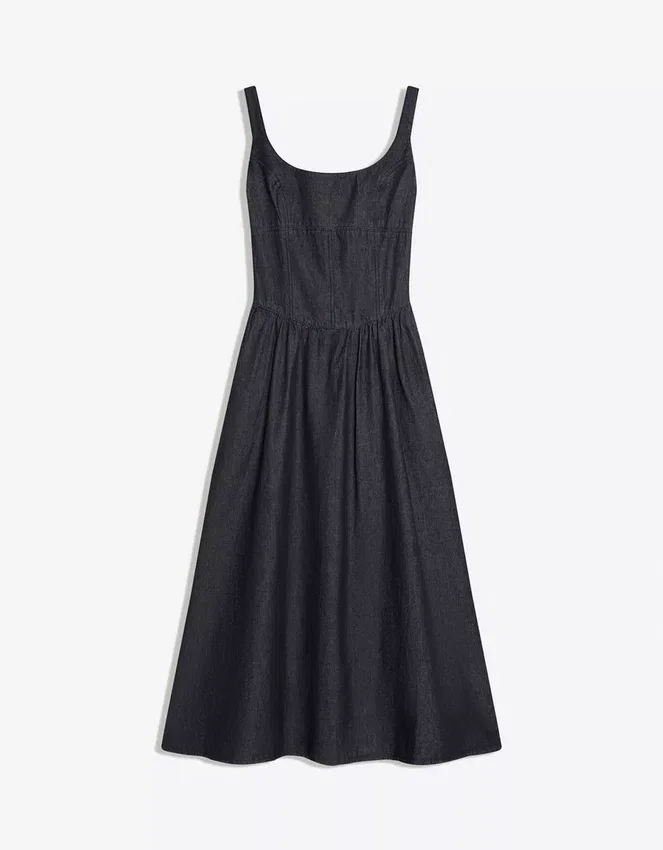 Denim-Midi-Kleid Denim-Midi-Kleid