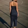 Denim-Midikleid – Kleider und Overalls