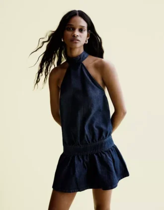 Denim-Minikleid