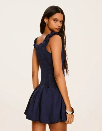 Denim-Minikleid