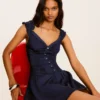 Denim-Minikleid