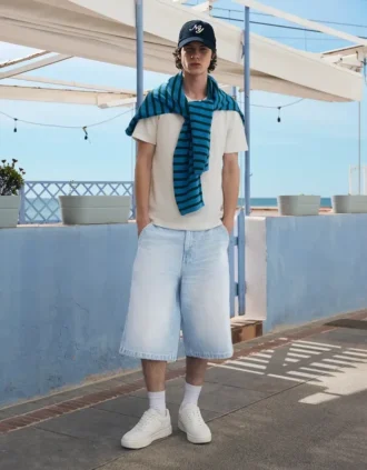 Denim-Skater-Bermudashorts – Shorts und Jorts