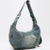 Denim-Umhängetasche – Accessoires – Herren Denim-Umhängetasche – Accessoires – Herren