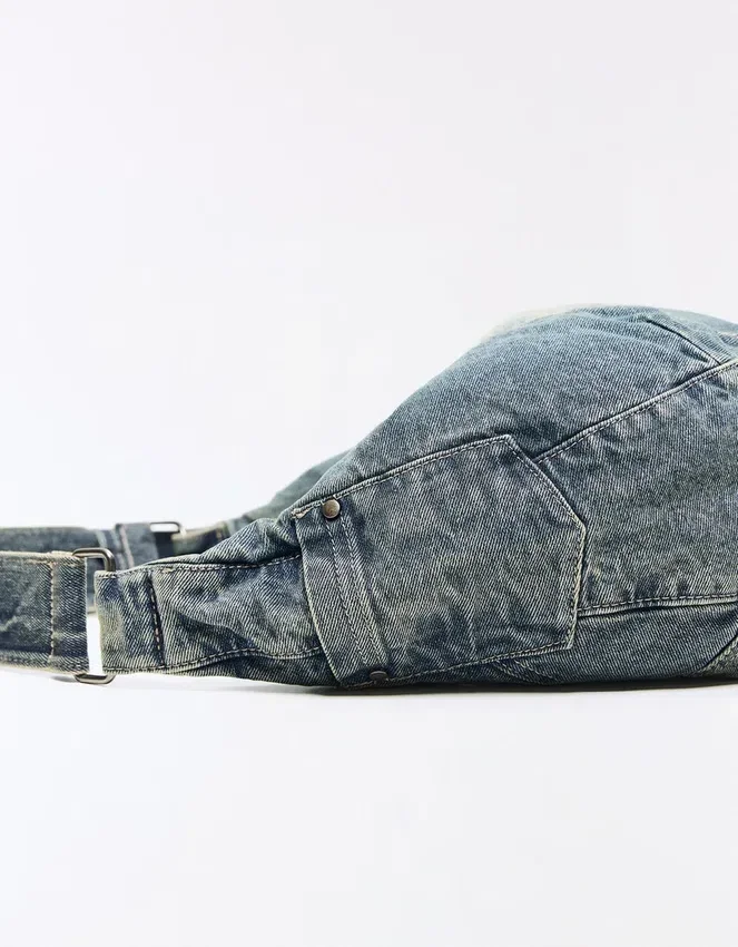 Denim-Umhängetasche – Accessoires – Herren Denim-Umhängetasche – Accessoires – Herren