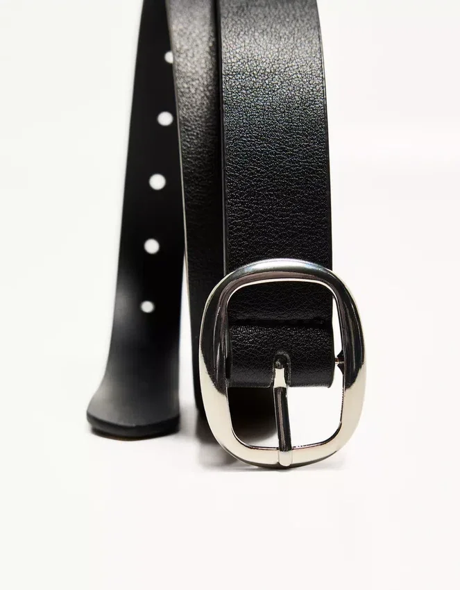 Dünner Faux Leather-Gürtel – Accessoires Dünner Faux Leather-Gürtel – Accessoires