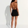 Drapiertes Minikleid