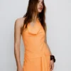 Drapiertes Minikleid