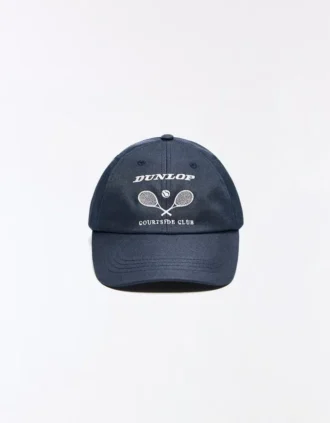 Dunlop-Kappe mit Stickerei – Accessoires