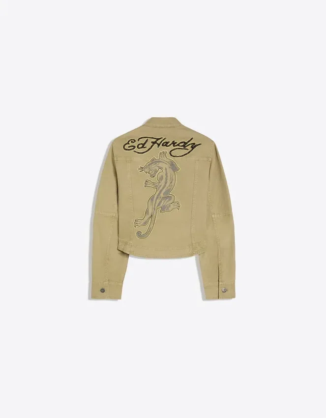 Ed Hardy X Bershka Bestickte Jacke Ed Hardy X Bershka Bestickte Jacke