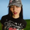 Ed Hardy X Bershka Bestickte Kappe