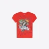 Ed Hardy X Bershka Kurzarm-T-Shirt mit Print