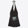 Ed Hardy X Bershka Neckholder-Minikleid Ed Hardy X Bershka Neckholder-Minikleid