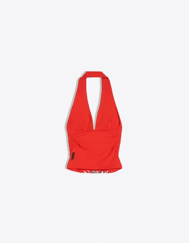 Ed Hardy X Bershka Neckholder-Top Ed Hardy X Bershka Neckholder-Top