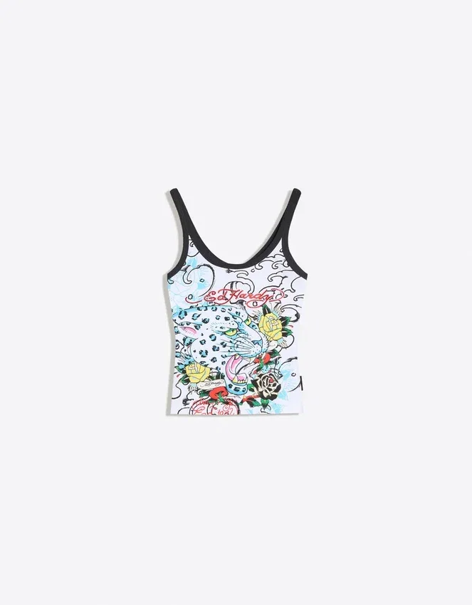 Ed Hardy X Bershka Tanktop mit Print Ed Hardy X Bershka Tanktop mit Print