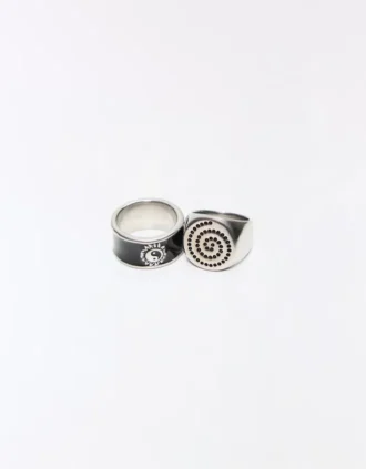 Edelstahl-Ring-Set – Accessoires