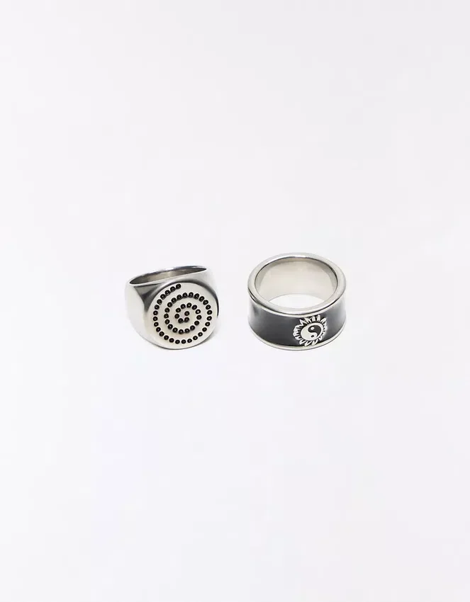 Edelstahl-Ring-Set – Accessoires Edelstahl-Ring-Set – Accessoires