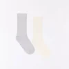 Einfache gerippte Socken – Damen Einfache gerippte Socken – Damen