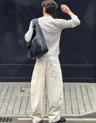 Faux Leather-Beuteltasche