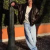 Faux Leather-Jacke