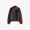 Faux Leather-Jacke
