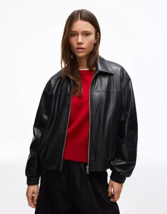 Faux Leather-Jacke – Jacken und Trenchcoats Faux Leather-Jacke – Jacken und Trenchcoats