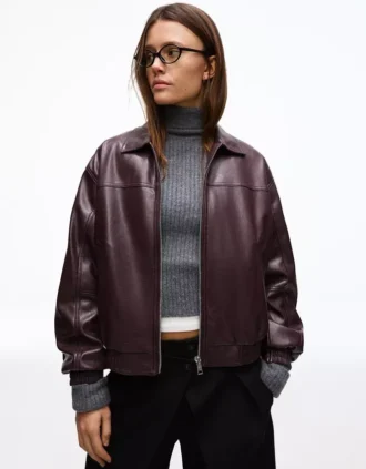Faux Leather-Jacke – Jacken und Trenchcoats