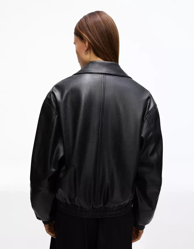 Faux Leather-Jacke – Jacken und Trenchcoats Faux Leather-Jacke – Jacken und Trenchcoats