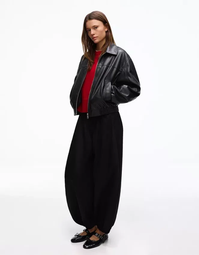 Faux Leather-Jacke – Jacken und Trenchcoats Faux Leather-Jacke – Jacken und Trenchcoats