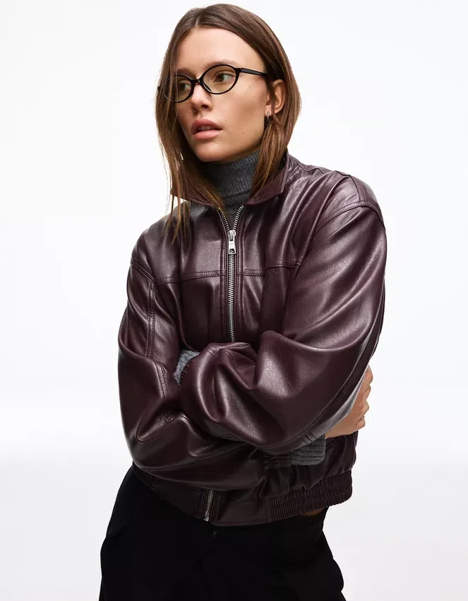 Faux Leather-Jacke – Jacken und Trenchcoats Faux Leather-Jacke – Jacken und Trenchcoats