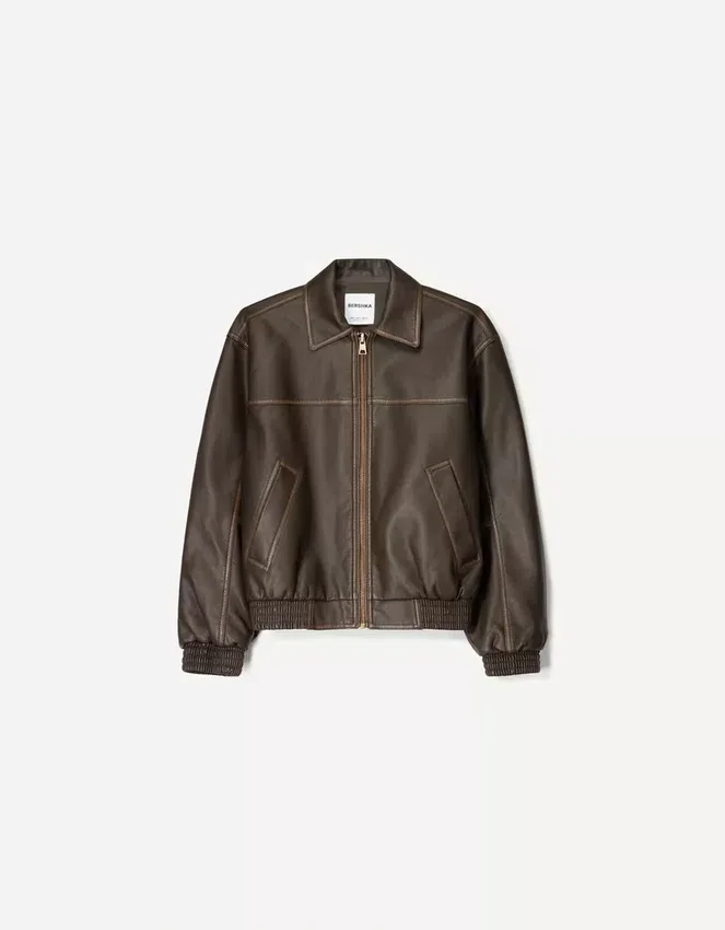 Faux Leather-Jacke – Jacken und Trenchcoats Faux Leather-Jacke – Jacken und Trenchcoats