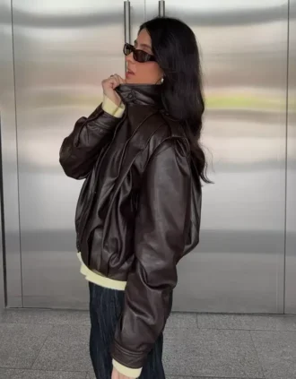 Faux Leather-Plisseejacke – Jacken und Trenchcoats Faux Leather-Plisseejacke – Jacken und Trenchcoats