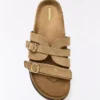 Flache Ballerinas mit Schnallendetail – Flache Ballerinas – Damen