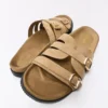 Flache Ballerinas mit Schnallendetail – Flache Ballerinas – Damen