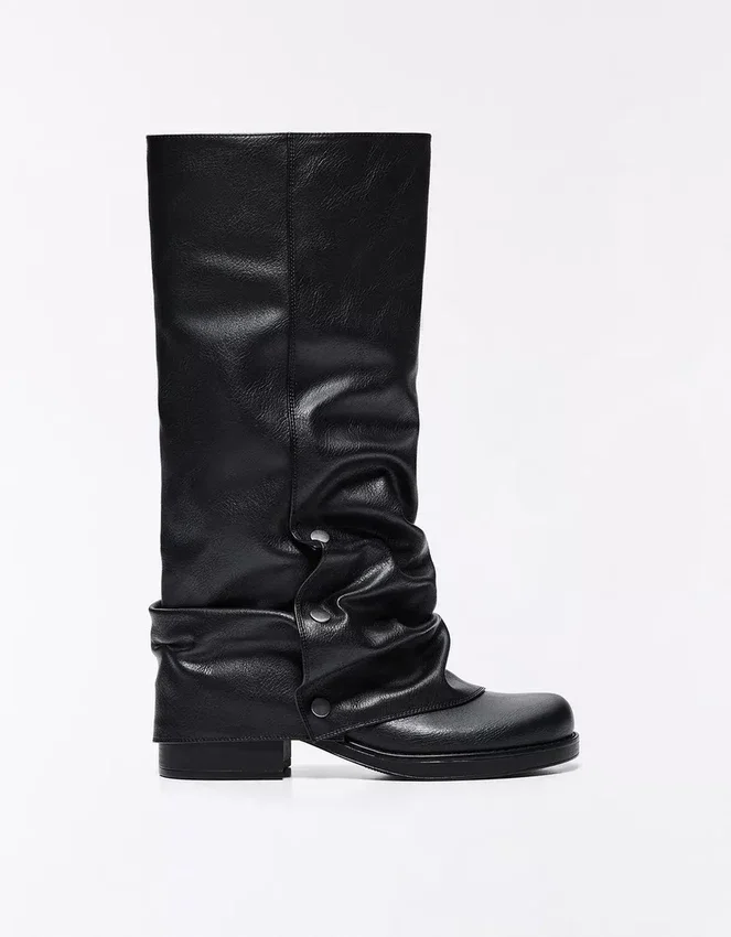 Flache Stiefel für Hosen Flache Stiefel für Hosen