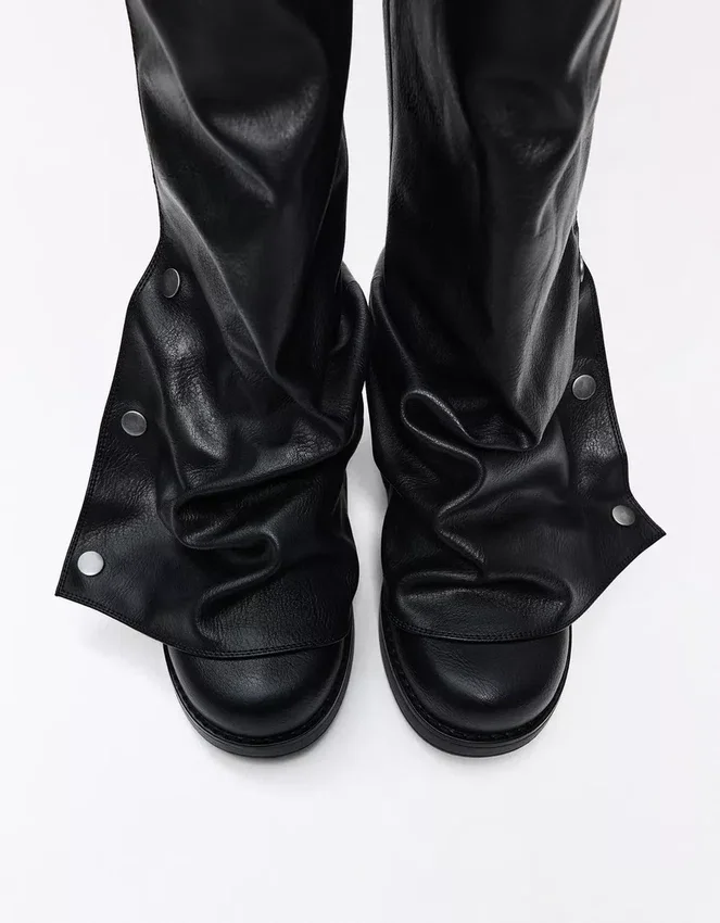 Flache Stiefel für Hosen Flache Stiefel für Hosen