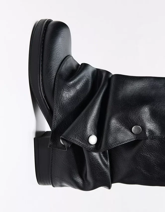 Flache Stiefel für Hosen Flache Stiefel für Hosen