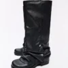 Flache Stiefel für Hosen Flache Stiefel für Hosen