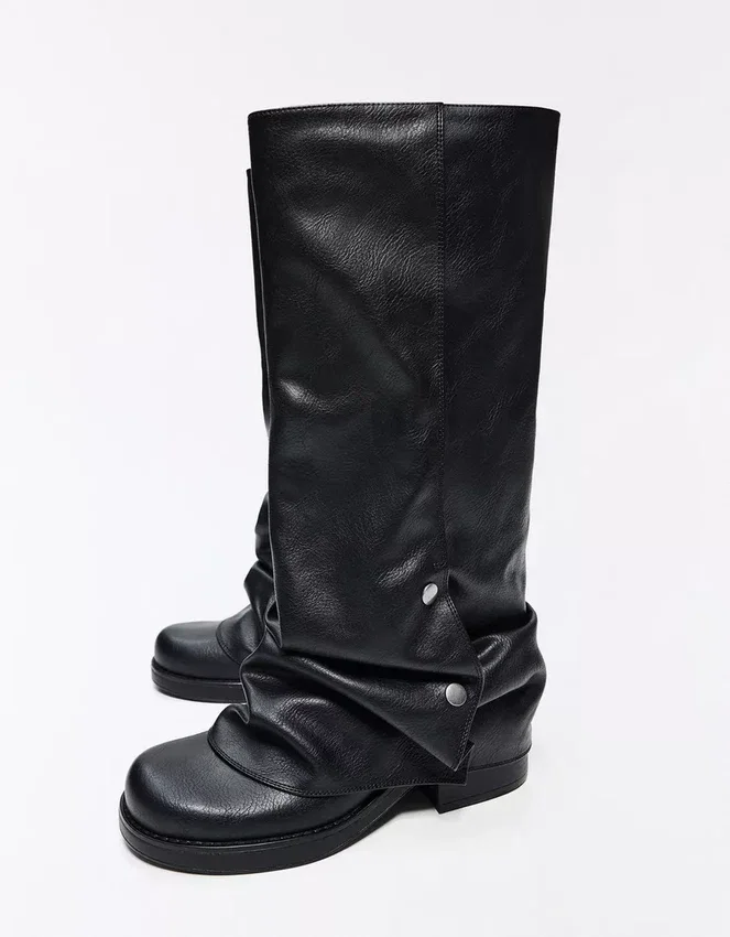 Flache Stiefel für Hosen Flache Stiefel für Hosen