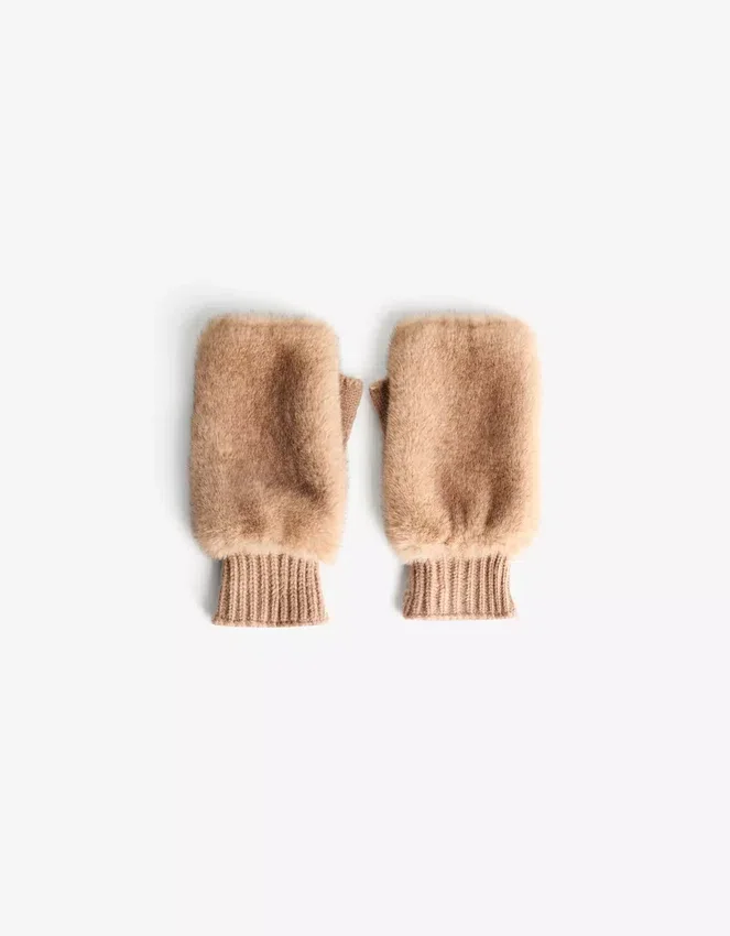 Fäustlinge aus Kunstpelz – Accessoires Fäustlinge aus Kunstpelz – Accessoires