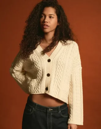 Geflochtene rustikale Strickjacke – Pullover und Strickjacken Geflochtene rustikale Strickjacke – Pullover und Strickjacken