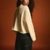 Geflochtene rustikale Strickjacke – Pullover und Strickjacken