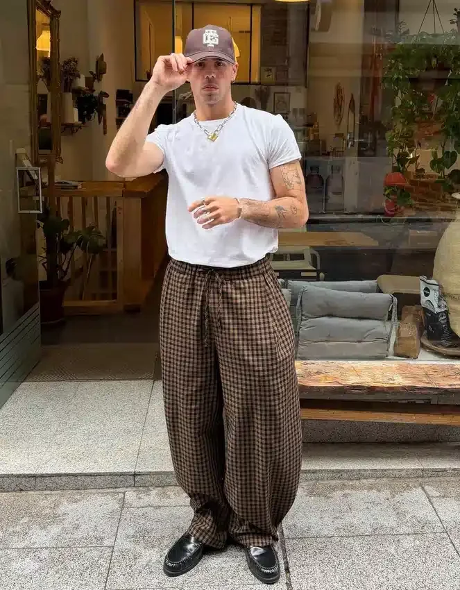 Gekarierte Jogger-Hose Gekarierte Jogger-Hose