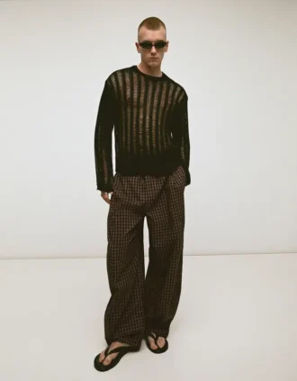 Gekarierte Jogger-Hose