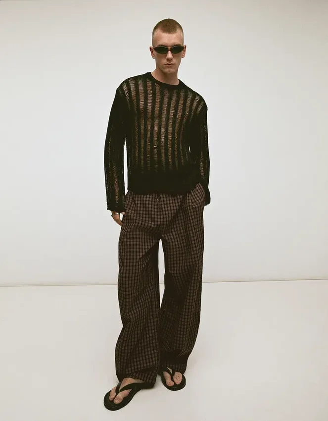 Gekarierte Jogger-Hose Gekarierte Jogger-Hose