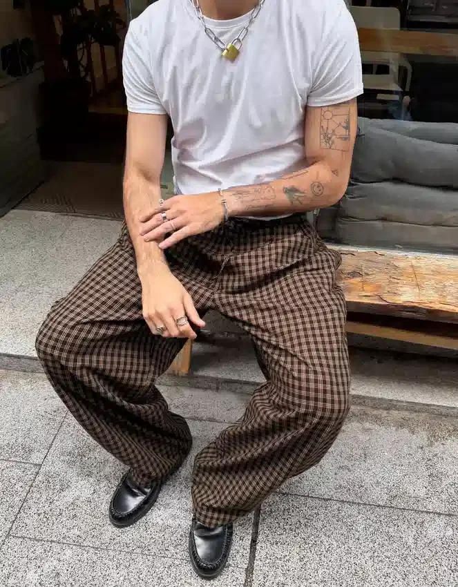 Gekarierte Jogger-Hose Gekarierte Jogger-Hose