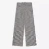Geradlinige Hose mit Streifenmuster
